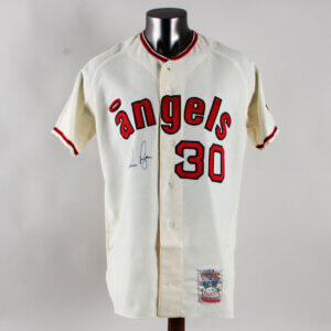 Nolan Ryan Signed California Angels Mitchell & Ness Jersey COA JSA