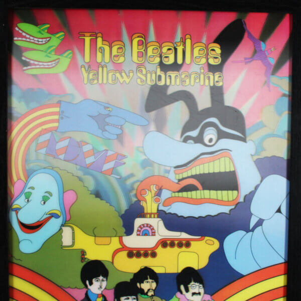 The Beatles Yellow Submarine Psychedelic 3D Laminate Hologram 2009
