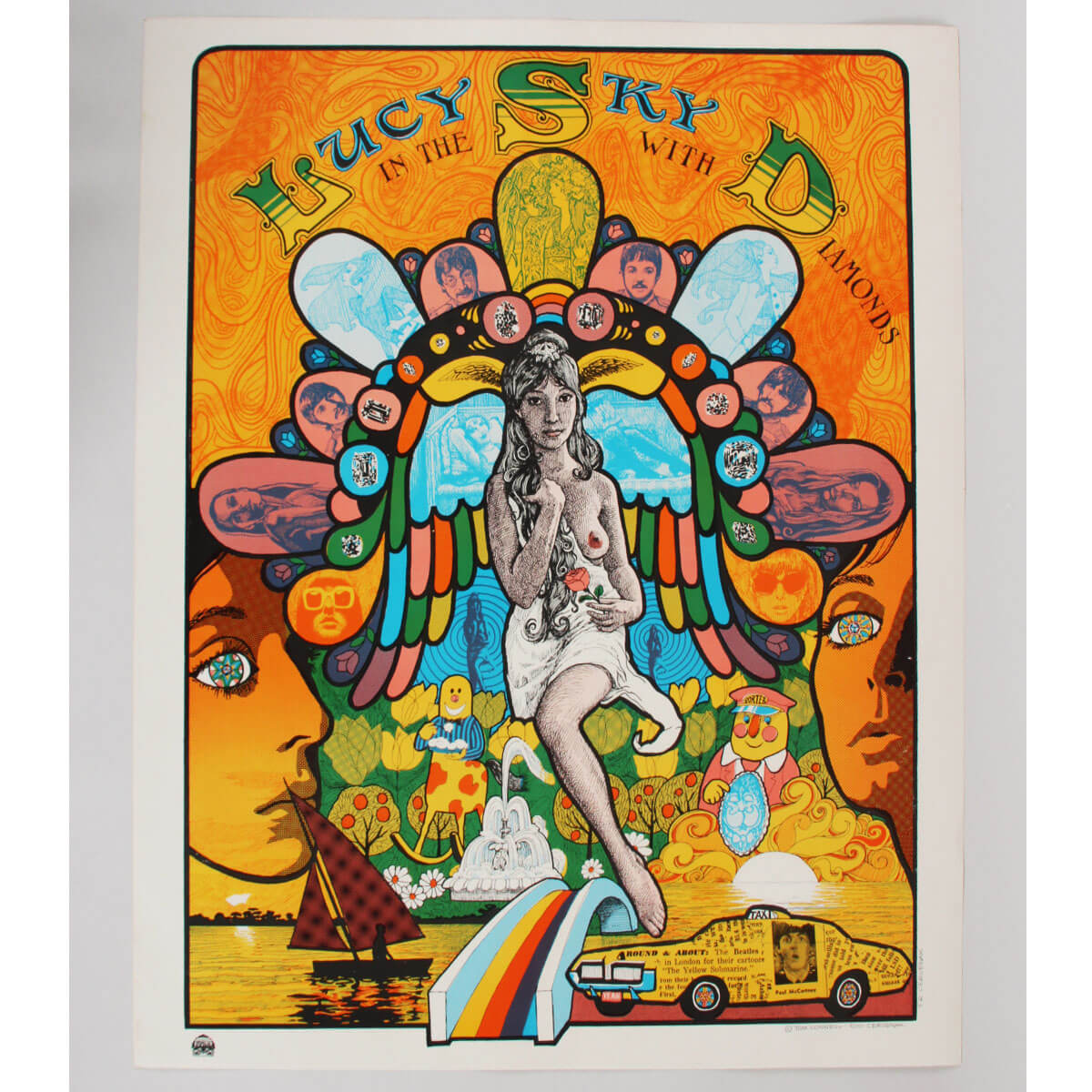 Lucy In The Sky With Diamonds, 1967 The Beatles, artists Tom Connel and Tom Cervenak