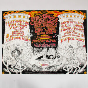 Fleetwood Mac Poster BG-270 1970 1st Printing Original Concert Poster. 21"x 28"