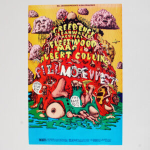 Creedence Clearwater Revival Fleetwood Mac Original 1st printing BG-156 1969 Concert Poster