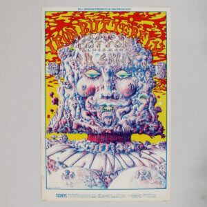 Iron Butterfly BG 157 Fillmore Concert Poster Lee Conklin Bill Graham 1969