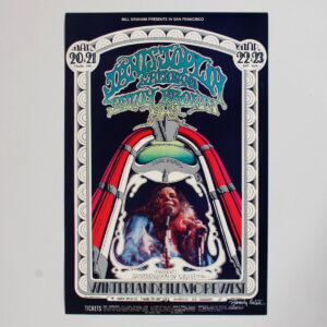 Janis Joplin BG #165 Winterland Fillmore West Concert Poster (1969) Signed by Randy Tuten