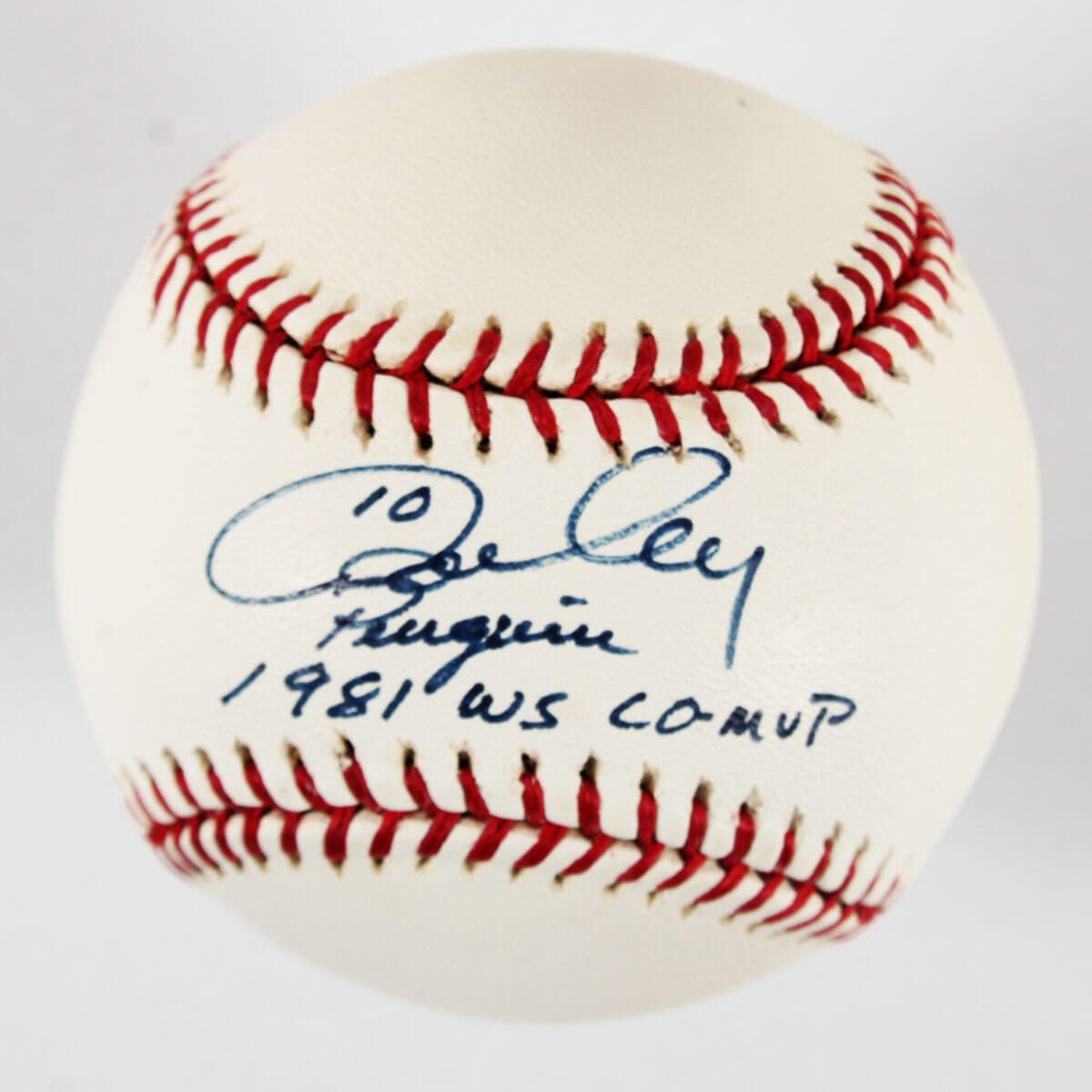 Ron Cey Signed Baseball Dodgers - COA JSA