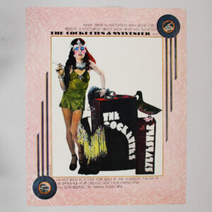 THE COCKETTES & SYLVESTER (1971) Vintage Original Poster for infamous NYC Appearance