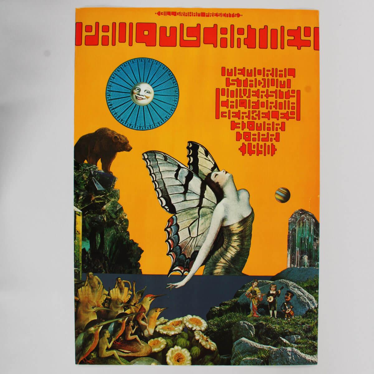 Paul McCartney Poster 1990 Vintage Singer Original Official BGP-37