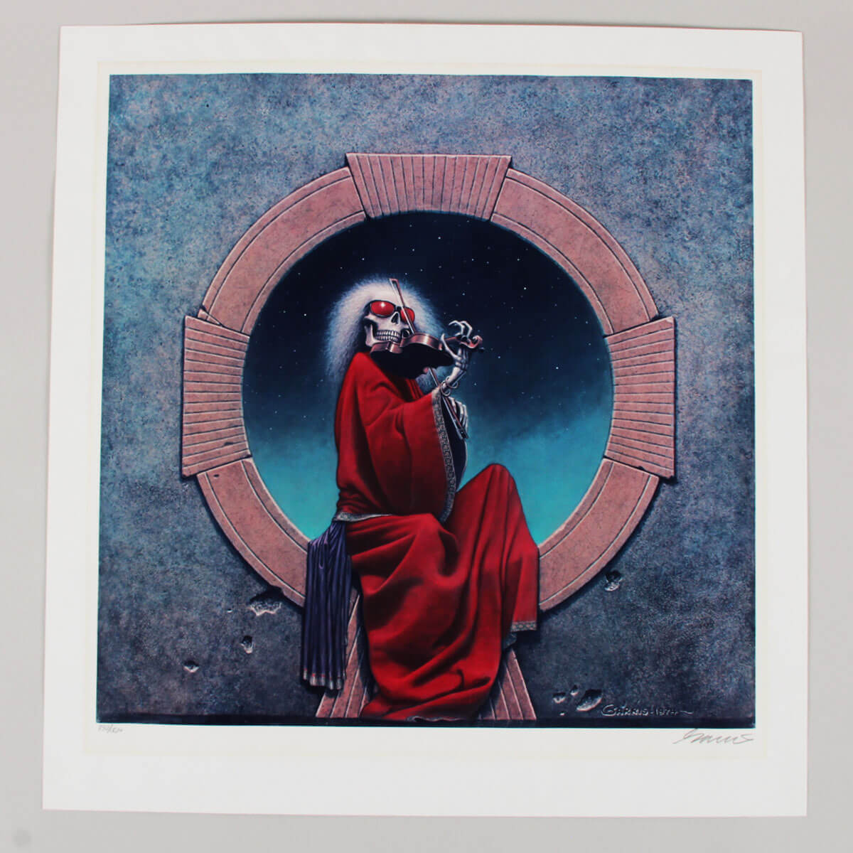 Grateful Dead Blues For Allah Poster Signed by artist Phillip Garris, 1974 Limited 350/1500