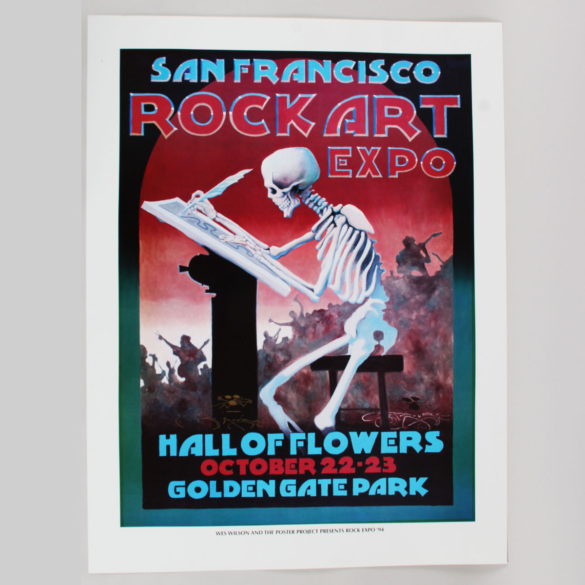 1994 Stanley Mouse (Grateful Dead ) Rock Expo Poster 34" x 26"