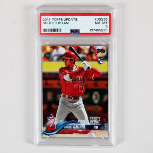 2018 Topps Update Shohei Ohtani Graded RC Card #US285 - PSA 8