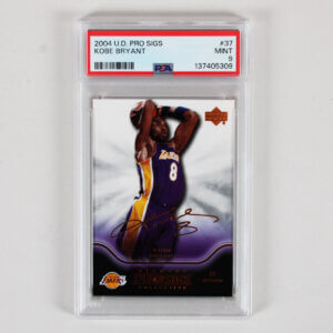 2004 U.D. Pro Sigs Kobe Bryant Graded Card #37 - PSA 9