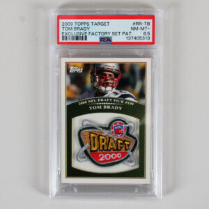 2009 Topps Target Tom Brady Graded Card #RR-TB Exclusive Factory Set Pat. - PSA 8.5