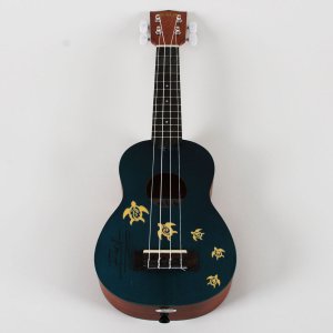 The Rock Signed Ukulele WWE - COA JSA