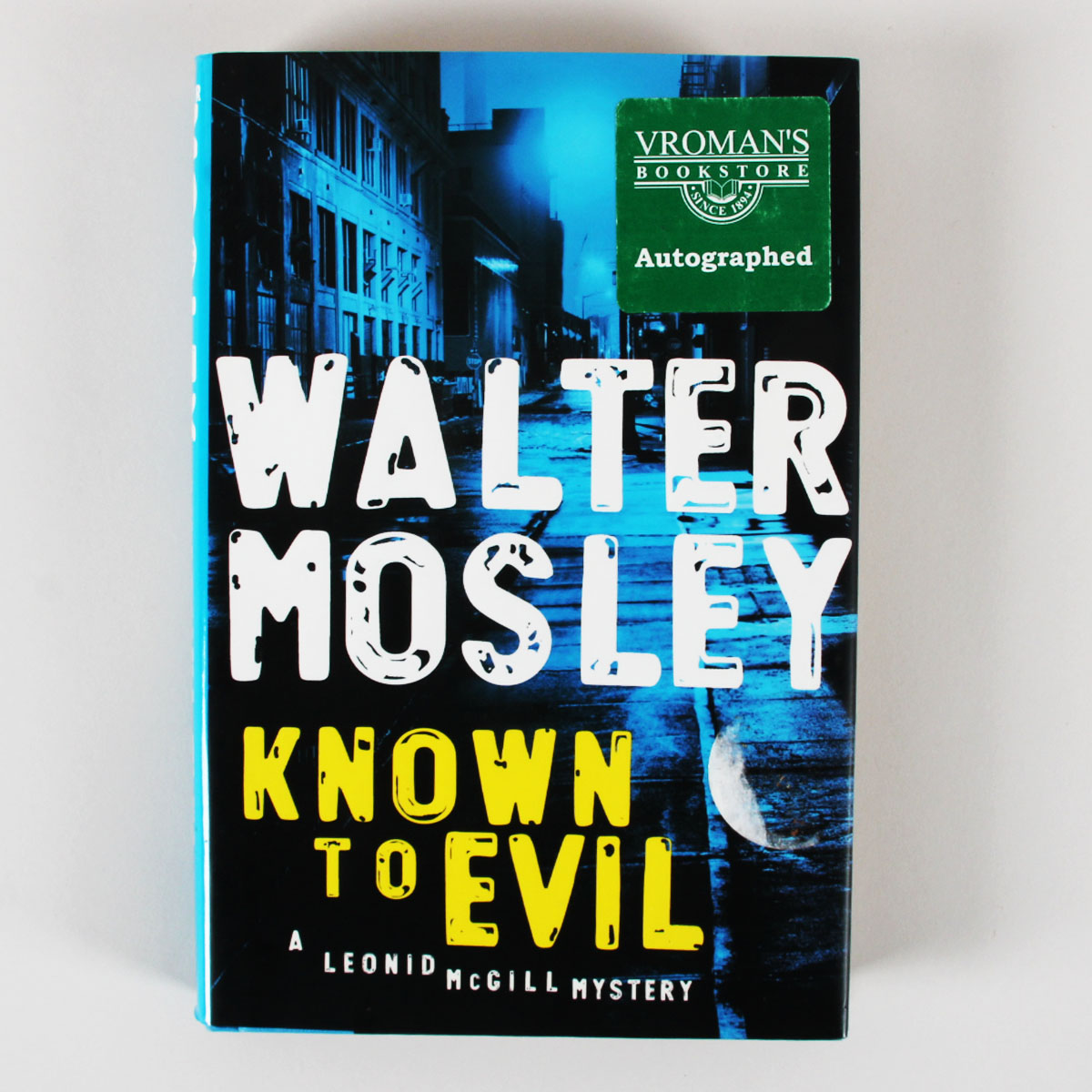 Walter Mosley Signed Book Known to Evil - COA JSA