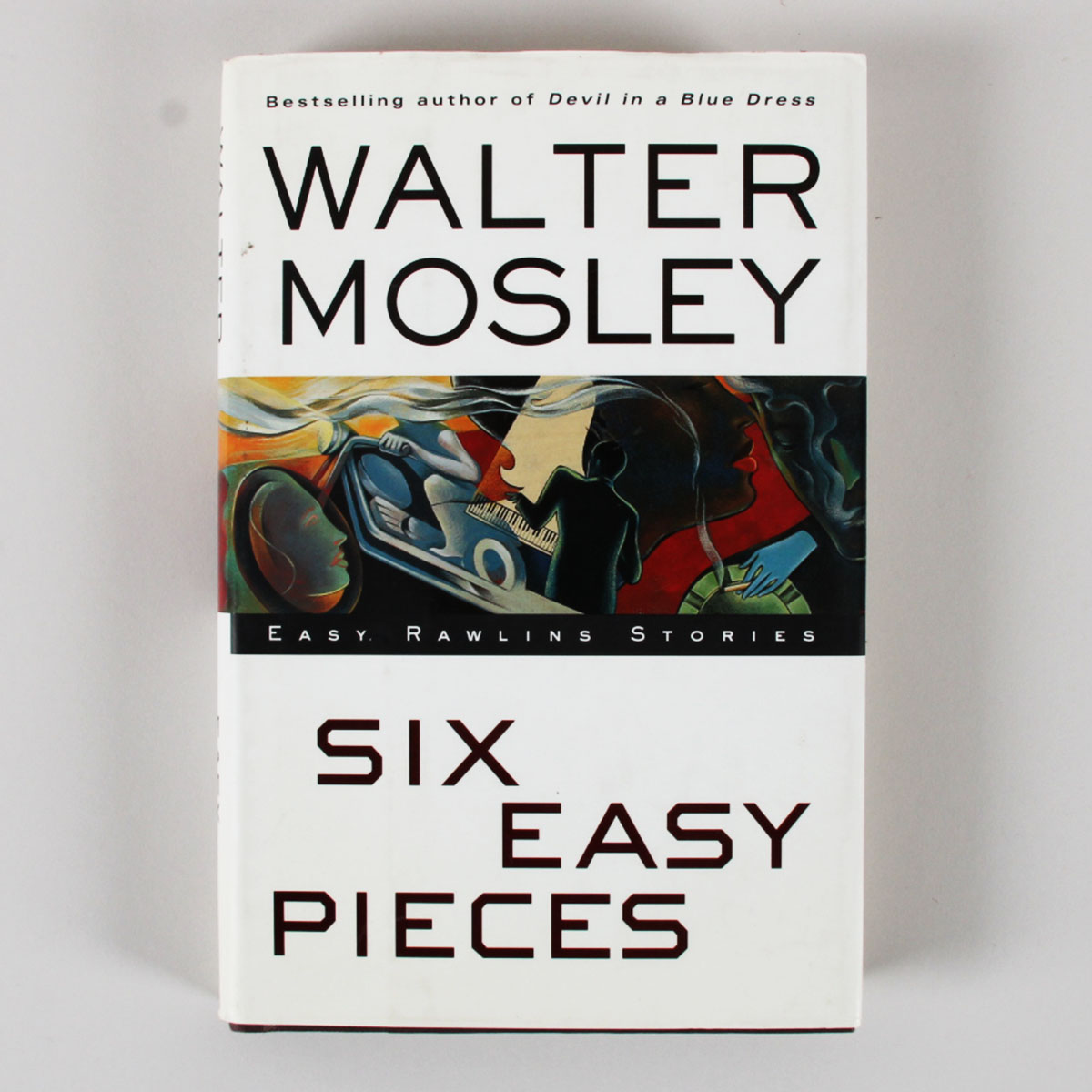 Walter Mosley Signed Book Six Easy Pieces - COA JSA