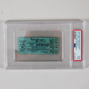 1969 Washington Senators Opening Day Ticket Stub PSA 2