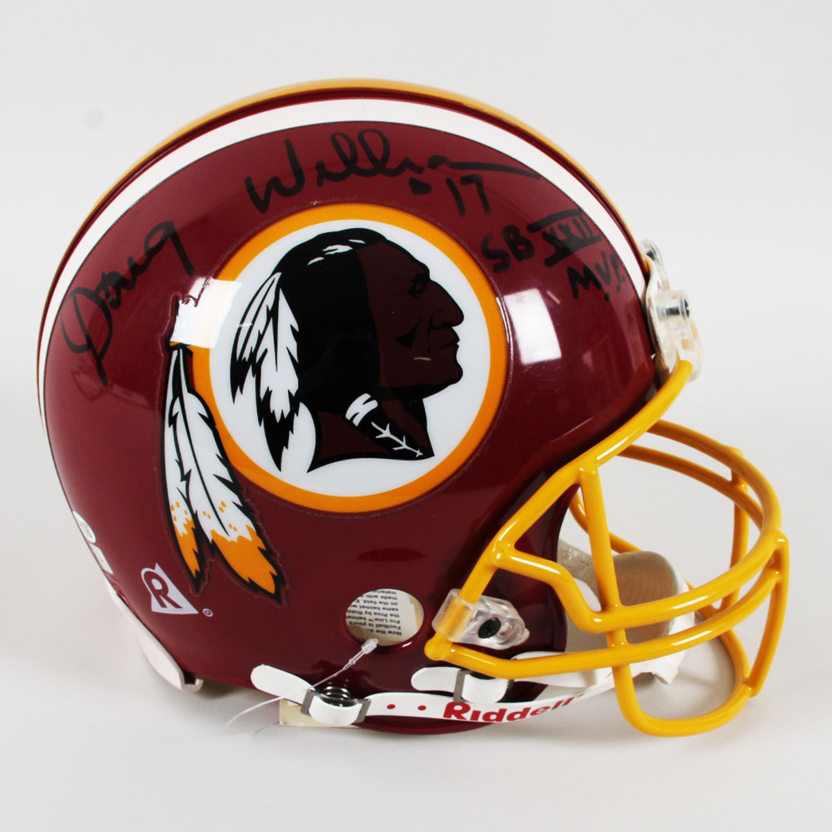 Doug Williams Signed Helmet Washington Redskins - COA JSA