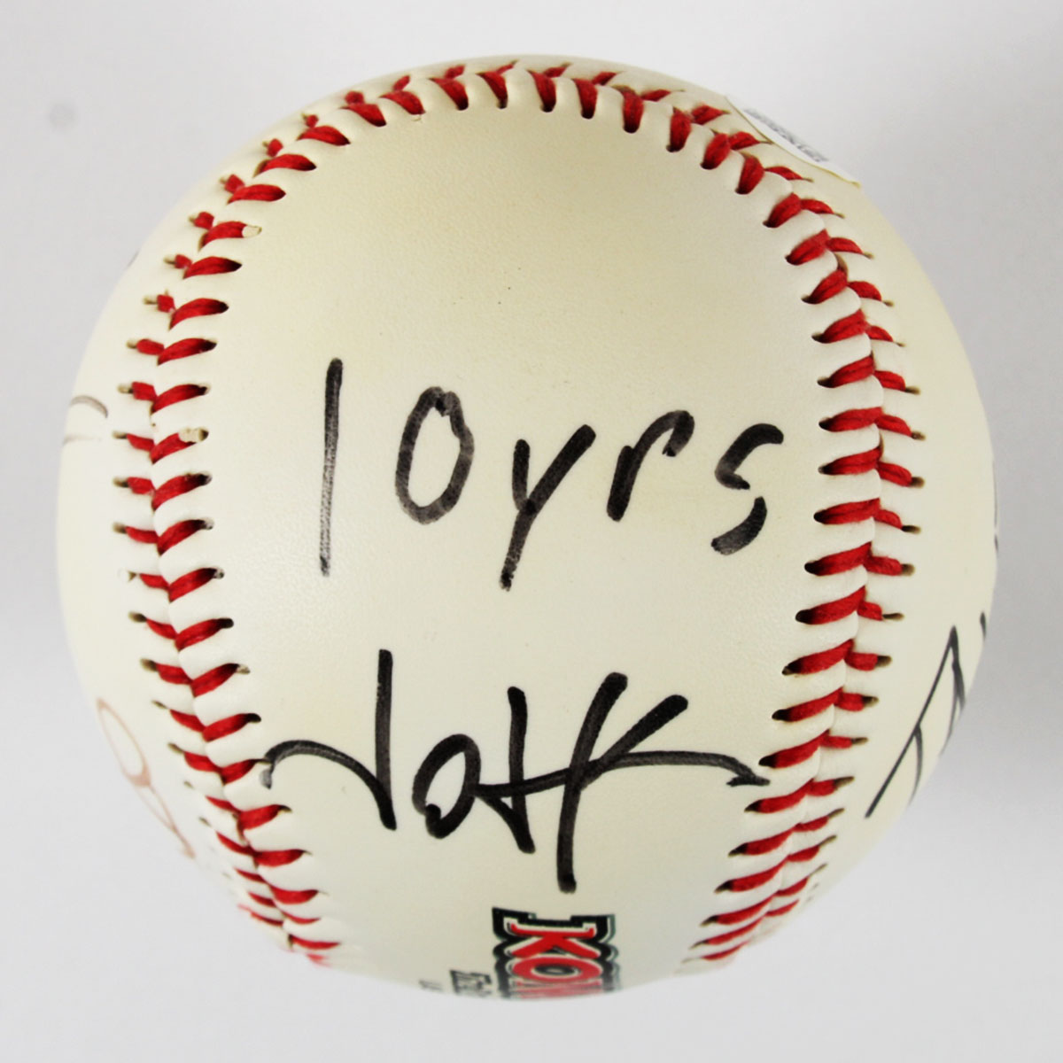 10 Years Band Signed Baseball (5) - COA JSA