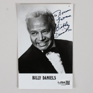 Billy Daniels Signed Photo - COA JSA