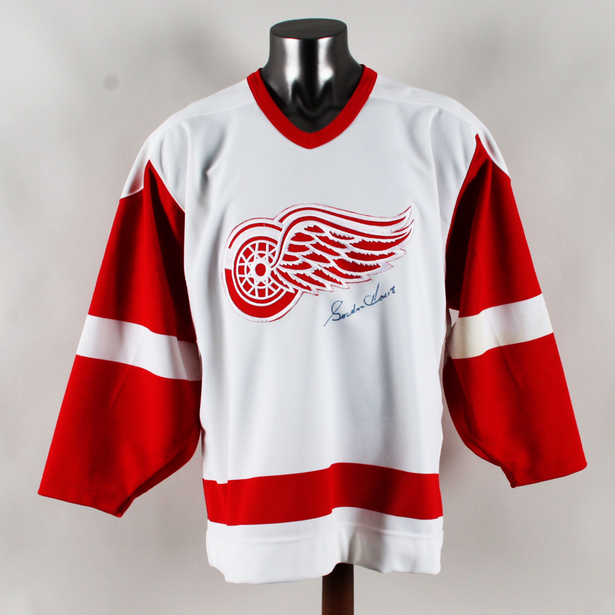 Gordie Howe Signed Jersey Detroit Red Wings Authentic NHL CCM - COA JSA