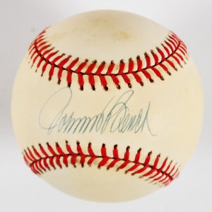 Johnny Bench Signed Baseball Reds - COA JSA