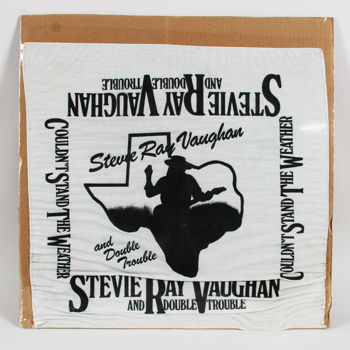 Stevie Ray Vaughan Rare Vintage 1980s Bandana 21"x20"