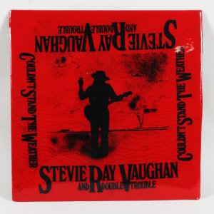 Stevie Ray Vaughan Rare Vintage 1980s Red Bandana 21"x20"