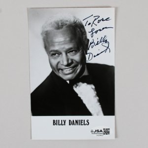 Billy Daniels Signed Photo - COA JSA