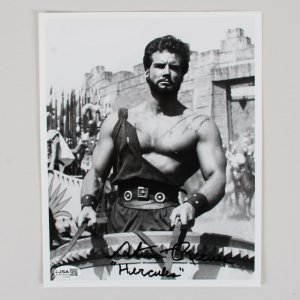 Steve Reeves Signed 8x10 B&W Photo COA JSA #CK29986