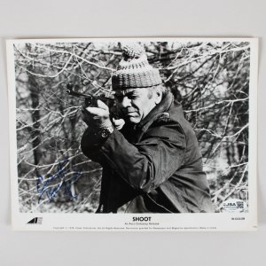 Ernest Borgnine Signed B/W 8x10 Photo Autograph JSA Certified
