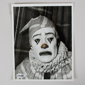 Cesar Romero (Vintage) signed 7x9 B & W photo COA JSA