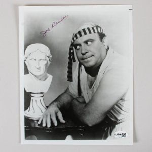 JOE BESSER SIGNED 8"X10" Photo With JSA COA The Three 3 Stooges