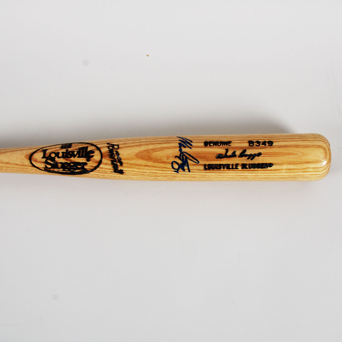 Wade Boggs Signed Game model #B349 Louisville Slugger Bat, Autographed in Blue Sharpie COA JSA