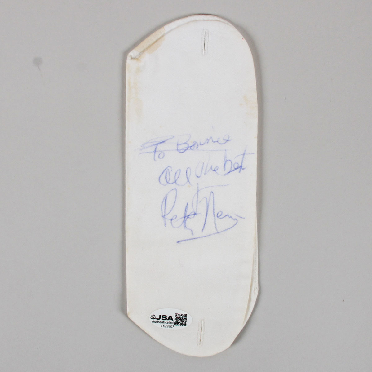 Peter Nero Signed Fabric Cuff COA JSA