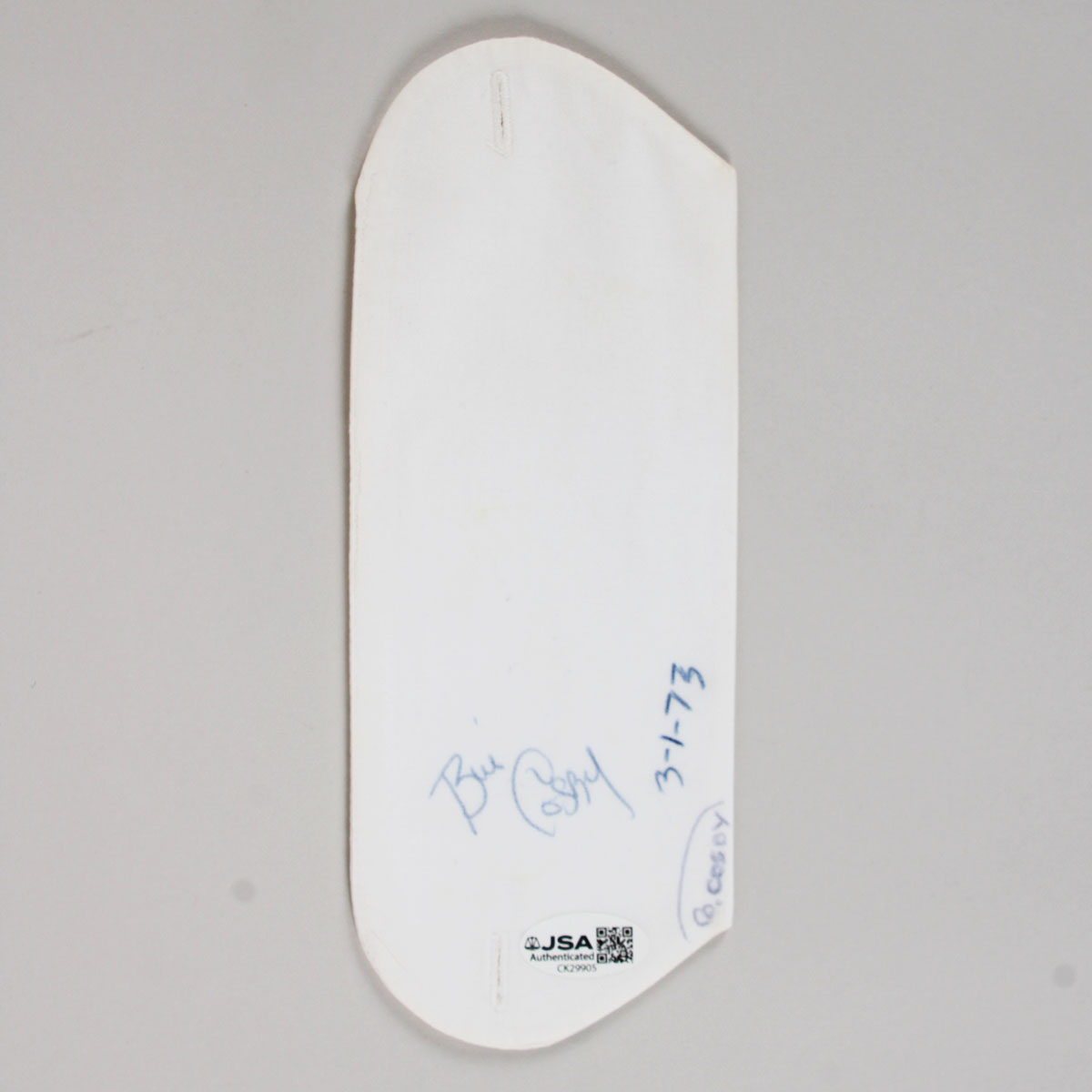 Bill Cosby Signed Fabric Cuff 1973 COA JSA