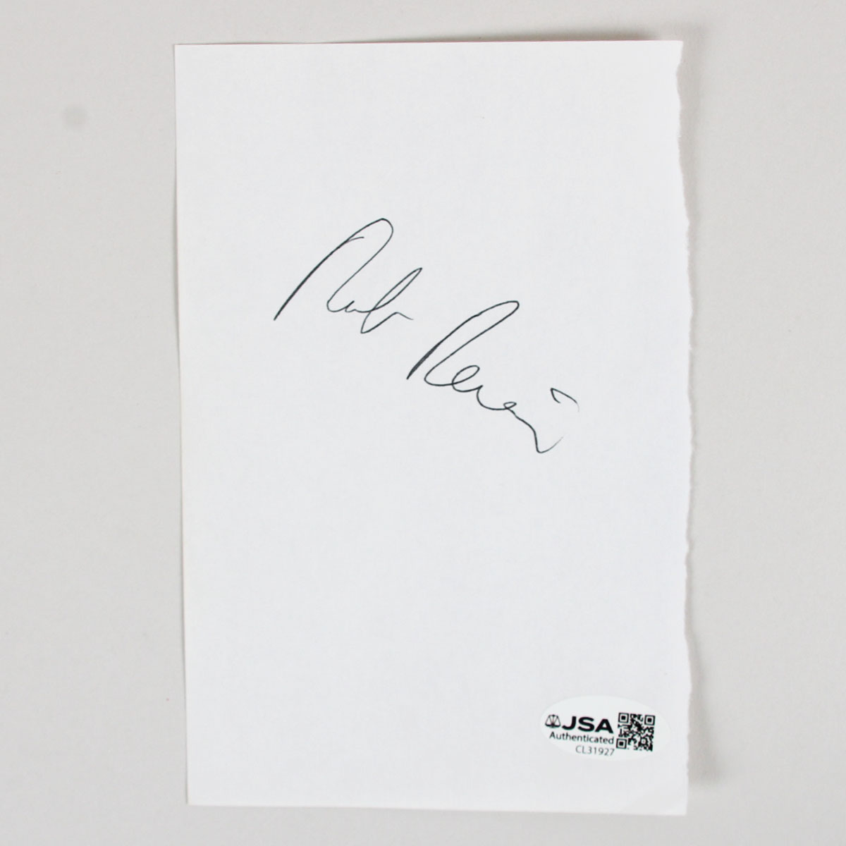 Rob Reiner Signed 4x6 Paper Sheet COA JSA