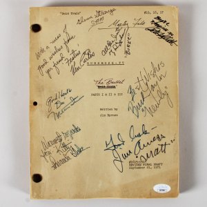 Gunsmoke Signed TV Movie Script COA JSA