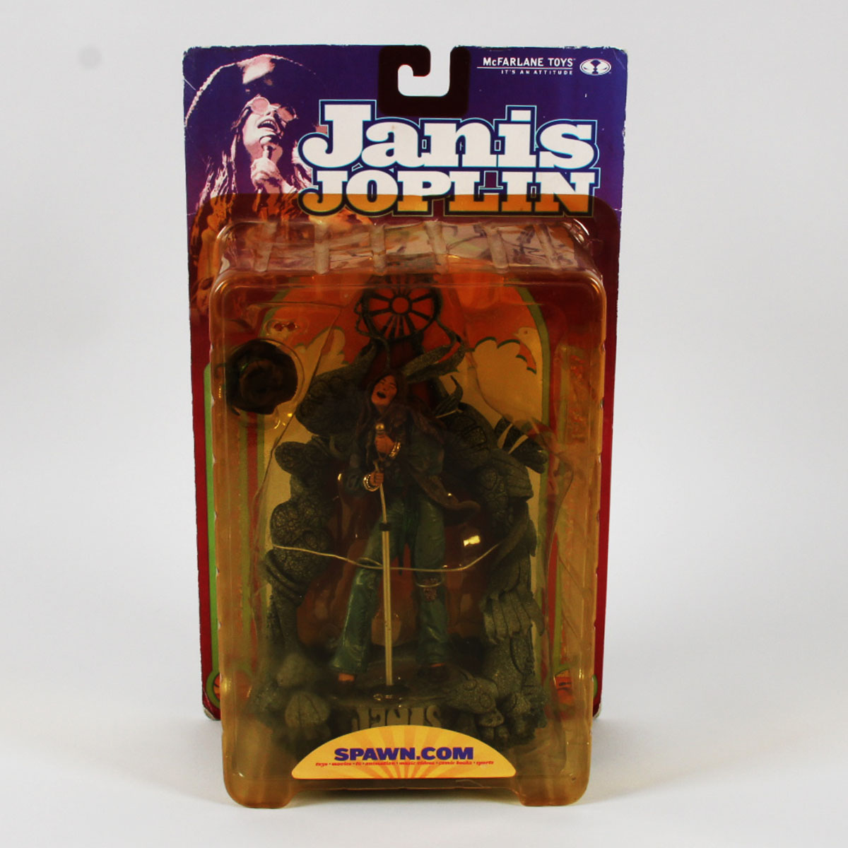 Janis Joplin McFarlane 2000 Super Stage Figure Sealed