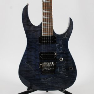 YES Band Signed Electric Guitar (4) John Anderson, Chris Squire, Rick Wakeman, Alan White COA JSA