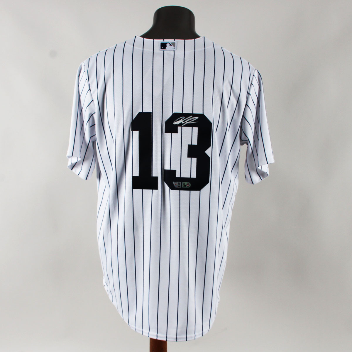 Jazz Chisholm Jr. Signed Jersey New York Yankees MLB Authentic Fanatics Under Wraps