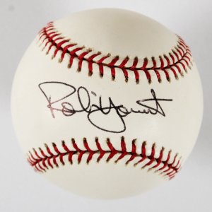 Robin Yount Signed Baseball Brewers - COA JSA