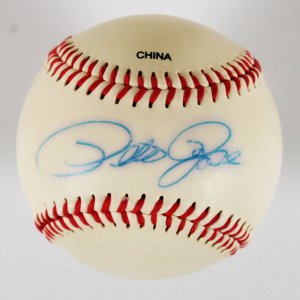 Pete Rose Signed Baseball Cincinnati Reds - COA JSA