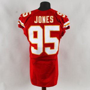 Chris Jones Game-Worn Jersey Kansas City Chiefs Rookie COA Team Provenance
