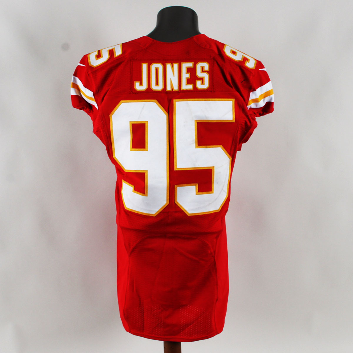 Chris Jones Game-Worn Jersey Kansas City Chiefs Rookie COA Team Provenance