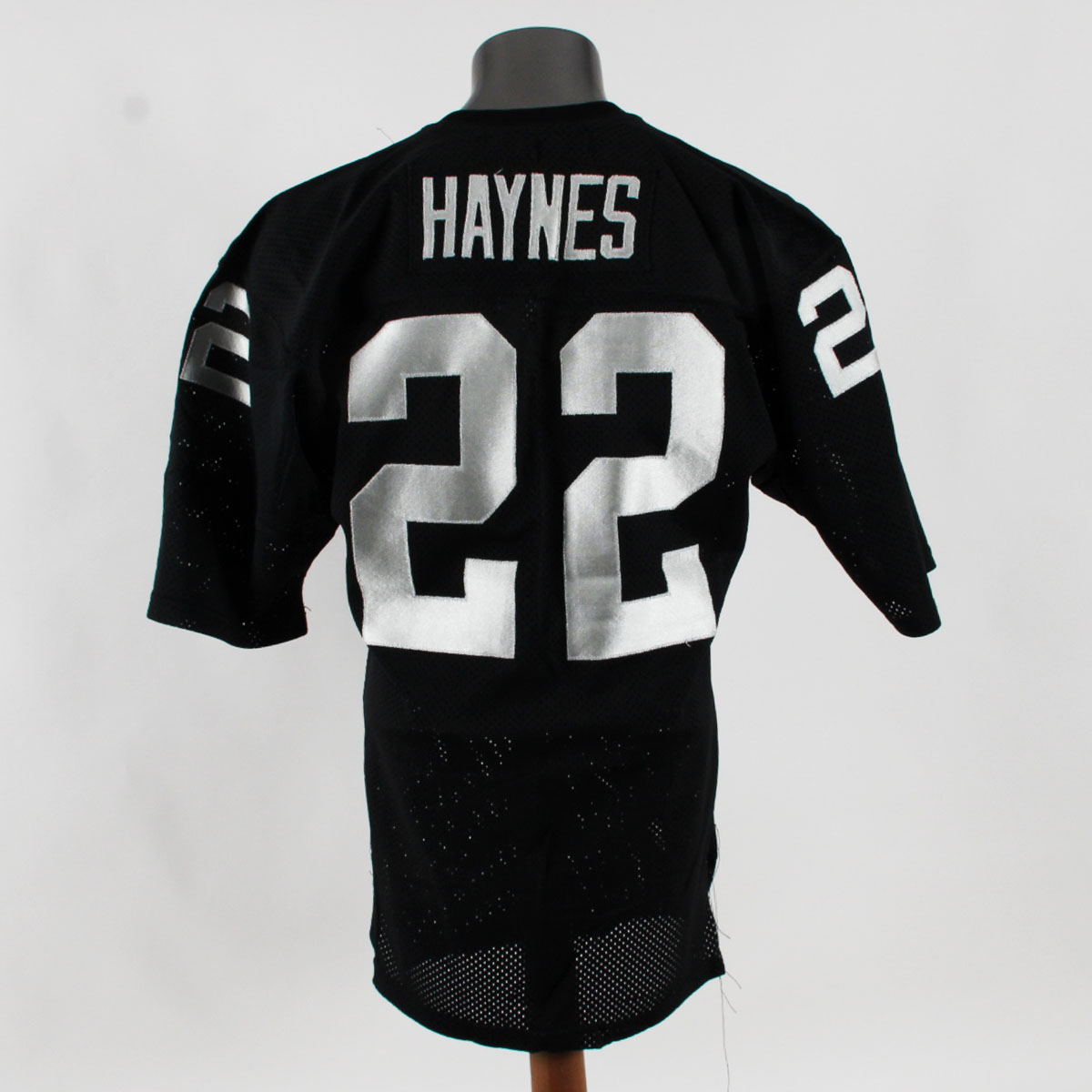 1989-90 Mike Haynes Game Worn Jersey Raiders - COA MEARS