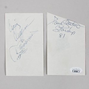 Paul Kantner Signed Cut Jefferson Starship COA JSA