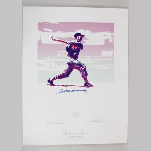 Ted Williams Signed Print Red Sox LE 202/209 (Carlo Beninati) – COA JSA