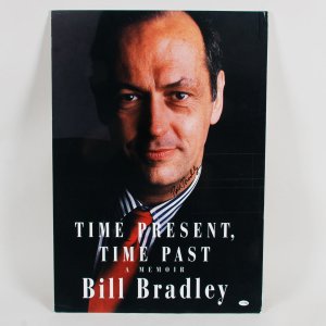 Bill Bradley Signed Photo Display Stand - COA JSA