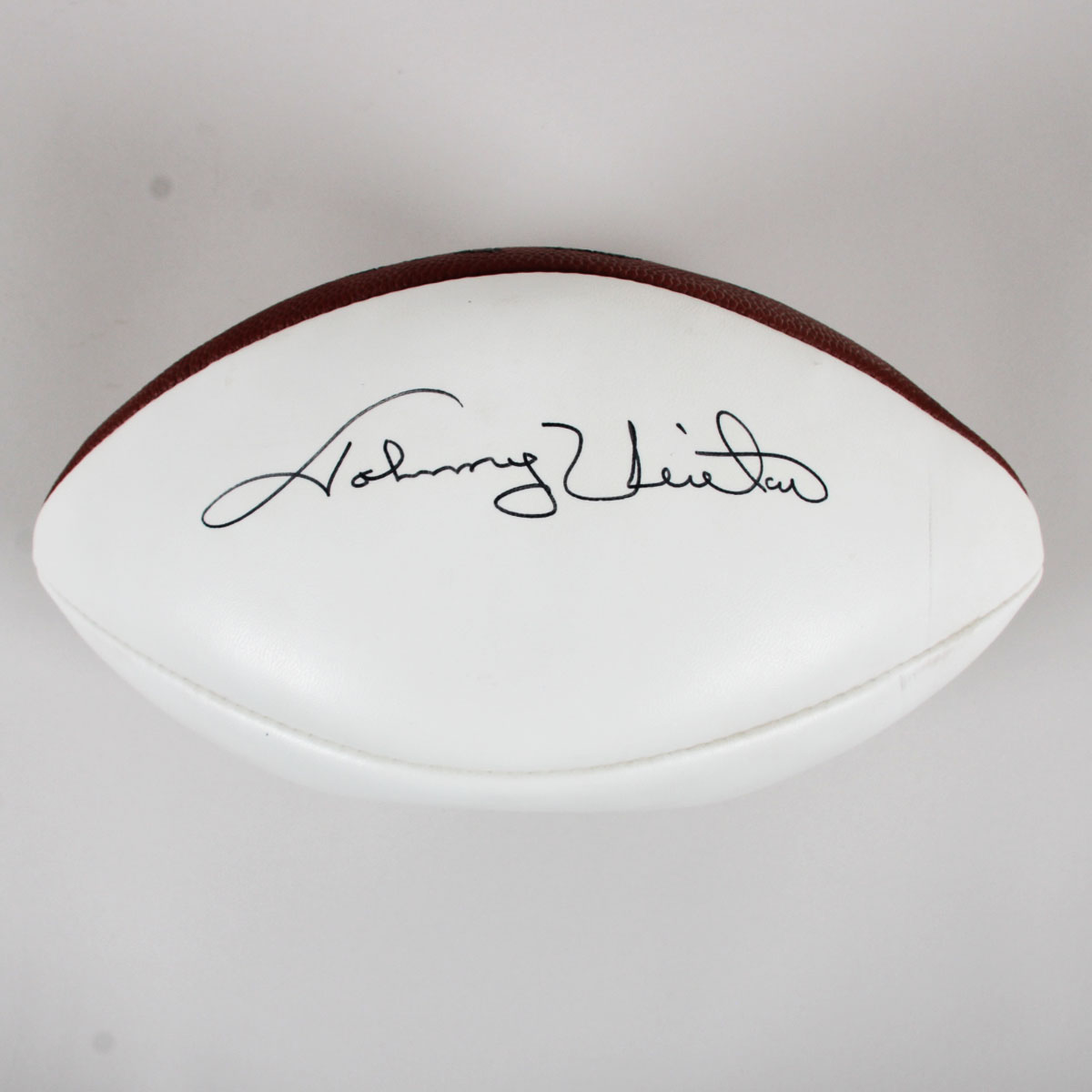 Johnny Unitas Signed Football Colts - COA JSA