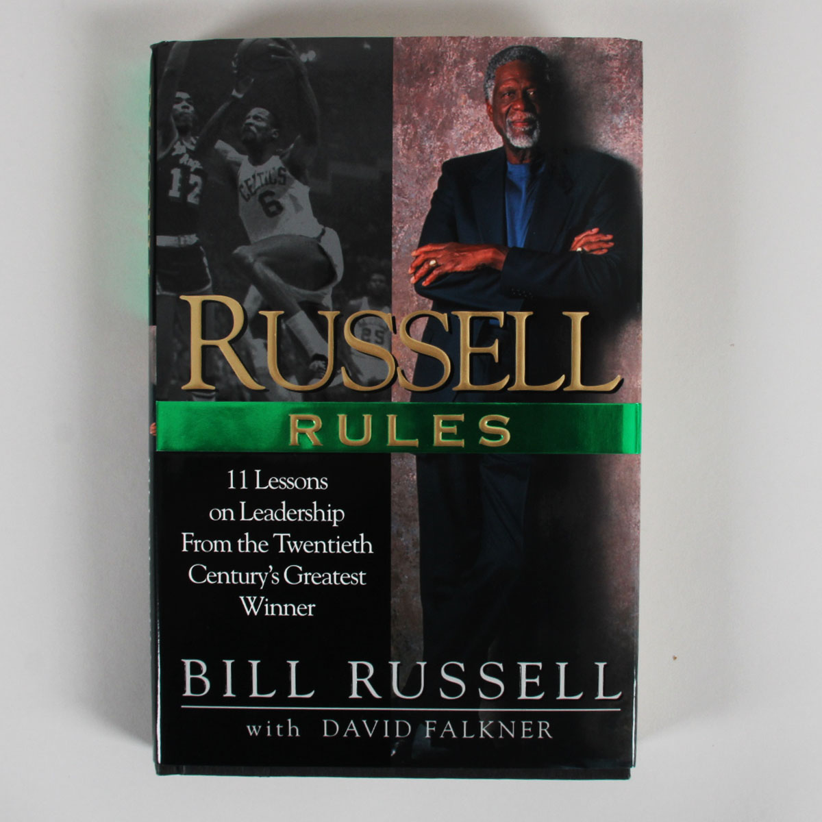 Bill Russell Signed Book Russell Rules - COA JSA