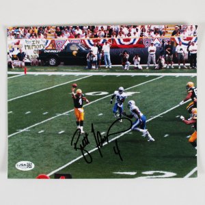 Brett Farve Signed Photo 8x10 Packers - COA JSA